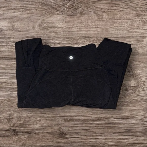 Lululemon Athletica Black Flare Leggings - Picture 1 of 3